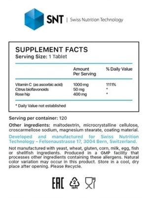 SNT Vitamin C 1000 120 tabs (����, ��� 1)