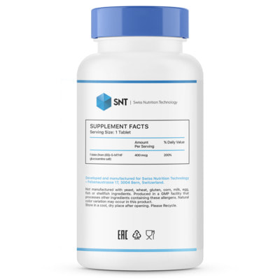 SNT Methyl Folate 400 mcg 60 tabs (,  1)