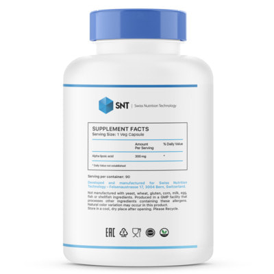 SNT Alpha Lipoic Acid 300 mg 90 vcaps (,  1)