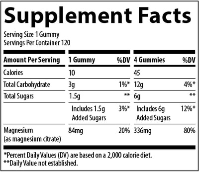 Trace Magnesium Gummies 120 gummies (,  1)
