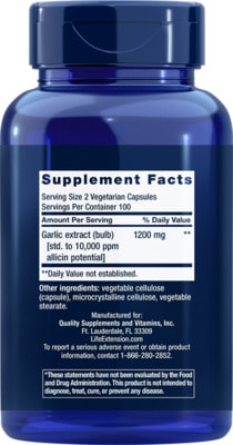 Life Extension Optimized Garlic 200 vcaps (,  1)