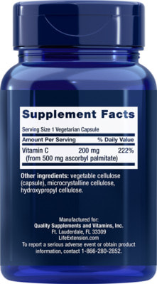 Life Extension Ascorbyl Palmitate 500 mg 100 vcaps (,  1)