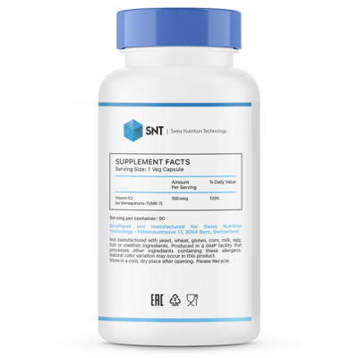 SNT Vitamin K-2 MK-7 90 vcaps (,  2)