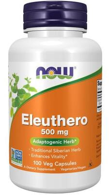 NOW Eleuthero 500 mg 100 vcaps (,  3)