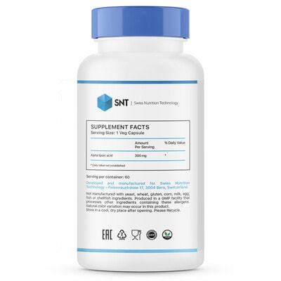 SNT Alpha Lipoic Acid 300 mg 60 vcaps (,  1)