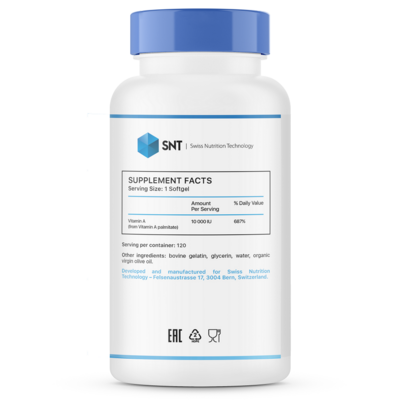 SNT Vitamin A 10000 iu 120 softgels (,  2)