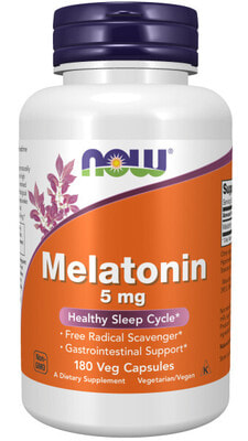 NOW Melatonin 5 mg 180 vcaps (,  1)