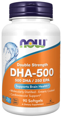 NOW DHA-500 90 softgels (,  1)