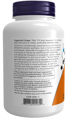 NOW Taurine 227 g (,  3)