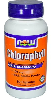 NOW Chlorophyll 100 mg 90 caps (,  1)