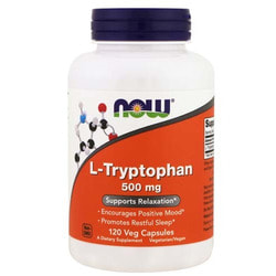 NOW L-Tryptophan 500 mg 120 caps.  2