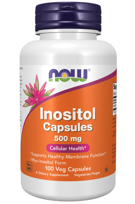 NOW Inositol 500 mg 100 caps