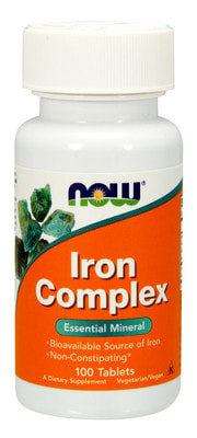 NOW Iron Complex 100 tabs