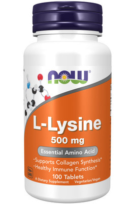 NOW L-Lysine 500 mg 100 tabs