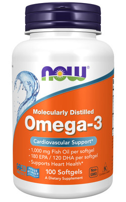 NOW Omega-3 100 softgels