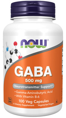 NOW GABA 500 mg 100 caps