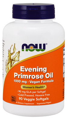 NOW Evening Primrose Oil 1000 mg 90 vsoftgels
