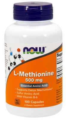 NOW L-Methionine 500 mg 100 caps