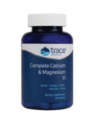 Trace minerals Complete Calcium&Magnesium1:1 120 tabs