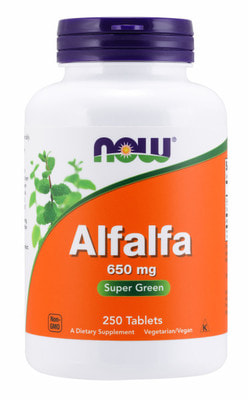 NOW Alfalfa 650 mg 250 tabs