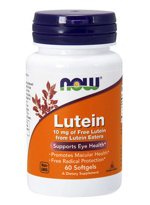 NOW LUTEIN 10mg 60 sgels