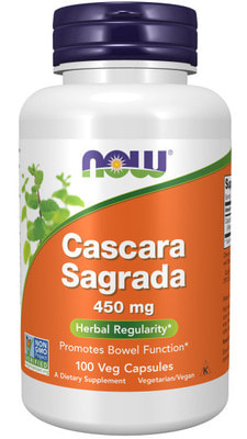 NOW Cascara Sagrada 450 mg 100 vcaps