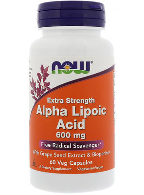 NOW Alpha Lipoic Acid 600 mg 60 caps