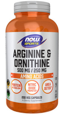 NOW Arginine&Ornithine 500/250 250 caps