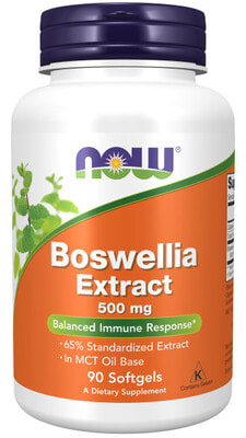 NOW Boswellia Extract 500 mg 90 softgels