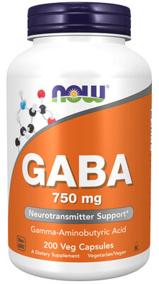 NOW GABA 750 mg 200 caps