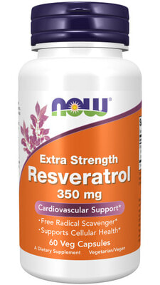 NOW Resveratrol 350 mg 60 vcaps