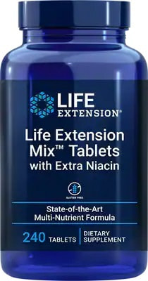 Life Extension Life Extension Mix Tablets with Extra Niacin 240 tabs