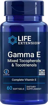 Life Extension Gamma E Mixed Tocopherols & Tocotrienols 60 sgels