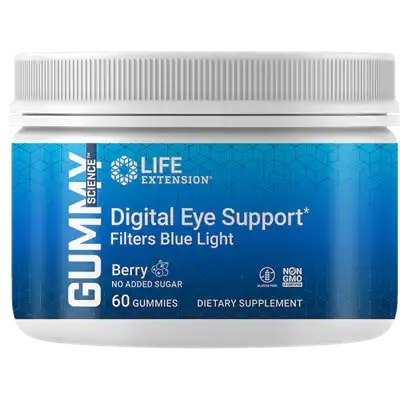 Life Extension Gummy Science Digital Eye Support Berry 60 gummes