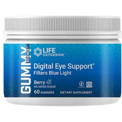 Life Extension Gummy Science Digital Eye Support Berry 60 gummes