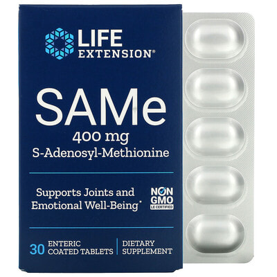 Life Extension SAMe 400 mg, 30 enteric-coated veg tabs ()