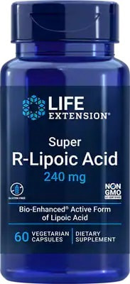 Life Extension Super R-Lipoic Acid 240 mg, 60 vcaps