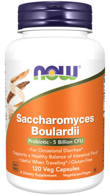 NOW Saccharomyces Boulardii 120 vcaps