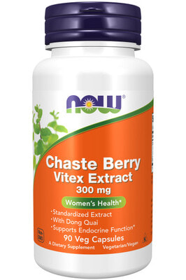 NOW Chaste Berry Vitex Extract 300 mg 90 vcaps