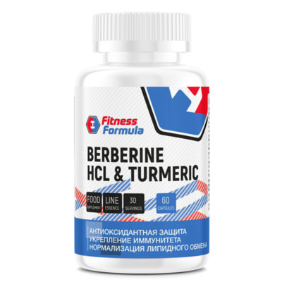 Fitness Formula Berberine HCL & Turmeric 60 caps ()