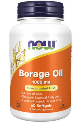 NOW Borage Oil 1000 mg 60 soft