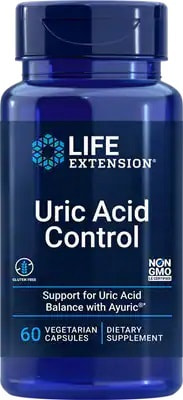 Life Extension Uric Acid Control 60 vcaps