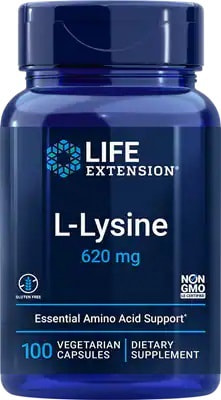 Life Extension L-Lysine 620 mg 100 vcaps