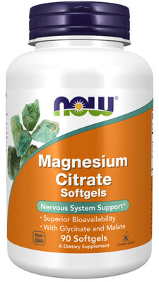 NOW Magnesium Citrate 90 softgels