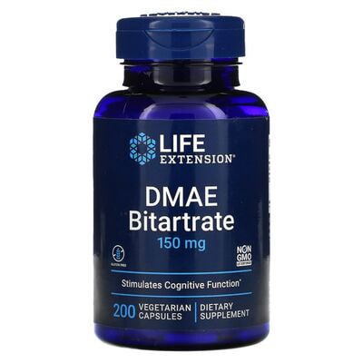 Life Extension DMAE Bitartrate 150 mg 200 vcaps ()