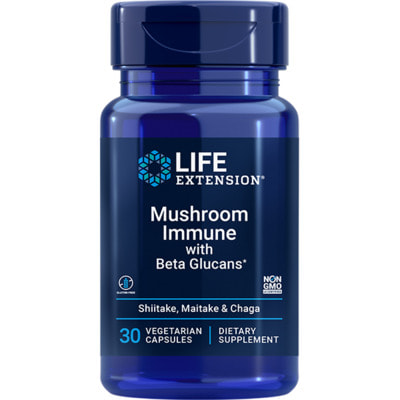 Life Extension Mushroom Immune with Beta Glucans 30 vcaps ()
