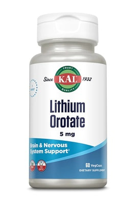 KAL Lithium Orotate 5mg 60 vcap