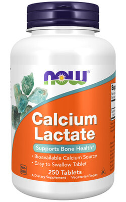 NOW CALCIUM LACTATE 250 TABS
