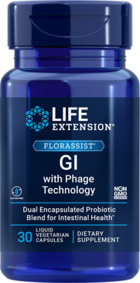 Life Extension FLORASSIST GI with Phage Technology 30 liquid vcaps ()