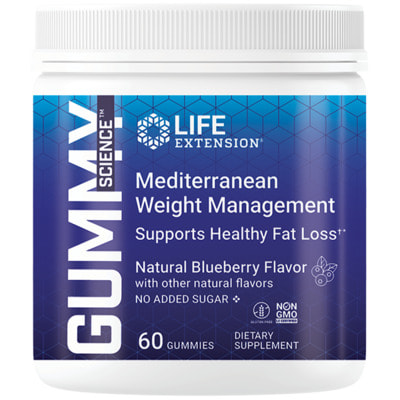 Life Extension Gummy Science Mediterranean Weight Management 60 gummes ()